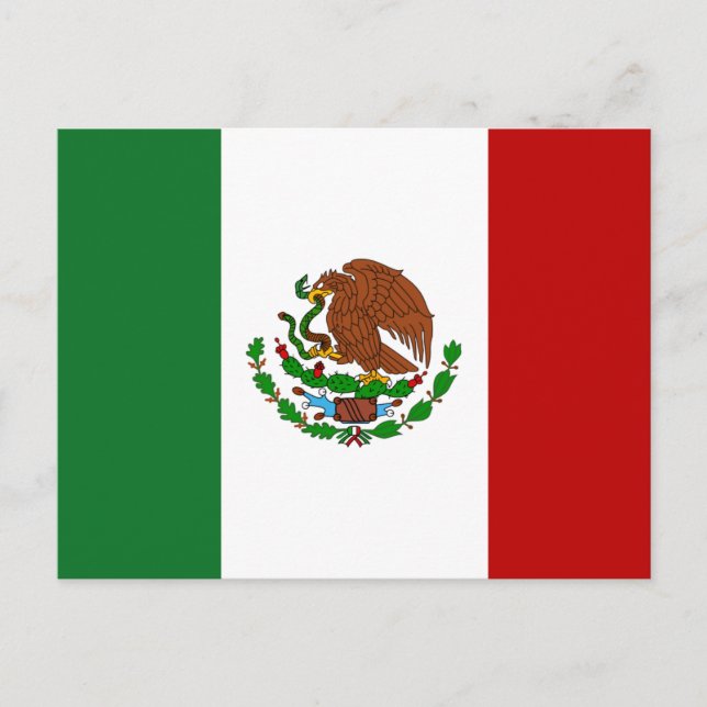 Flag of Mexico Postcard (Front)
