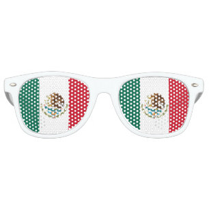 Flag of Mexico Retro Sunglasses