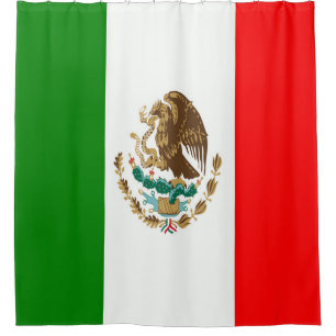 Flag of Mexico Shower Curtain