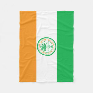 Flag of Miami, Florida Fleece Blanket