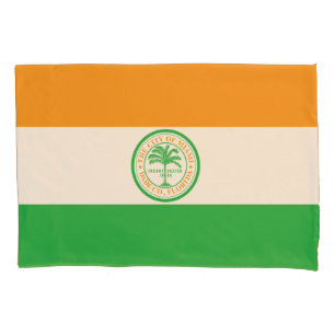 Flag of Miami, Florida Pillowcase
