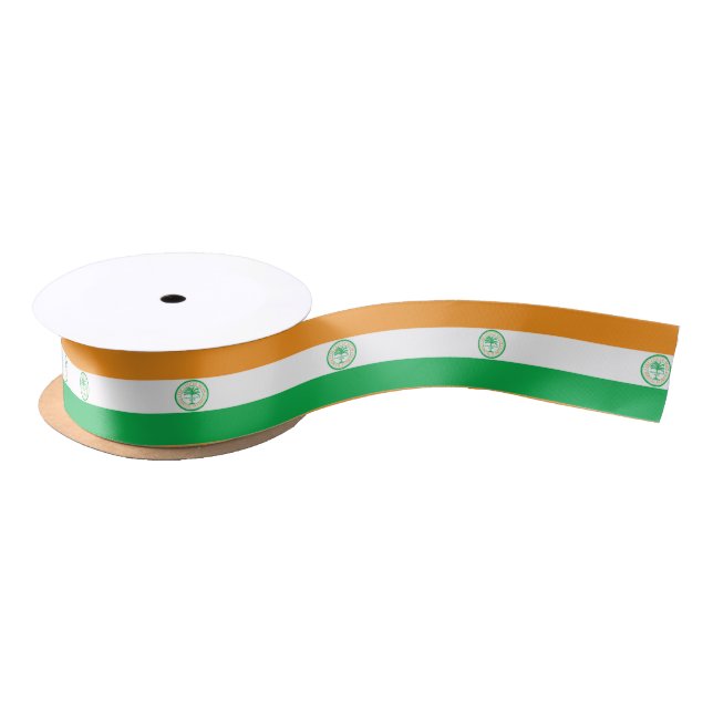 Flag of Miami, Florida Satin Ribbon (Spool)