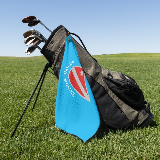Flag of Molise (Italy) Golf Towel (Green)