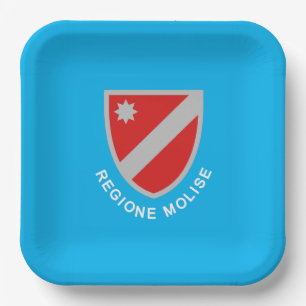 Flag of Molise (Italy)  Paper Plate