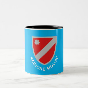 Flag of Molise (Italy) Two-Tone Coffee Mug