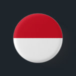 Flag of Monaco 3 Cm Round Badge<br><div class="desc">Flag of Monaco</div>