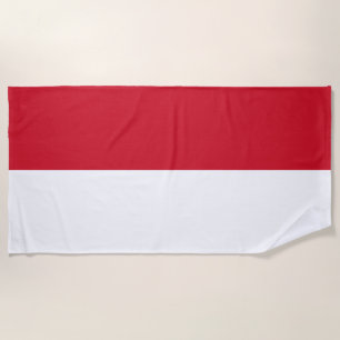Flag of Monaco Beach Towel