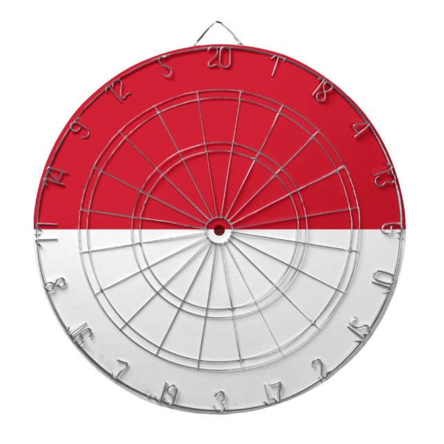 Flag of Monaco Dartboard (Front)
