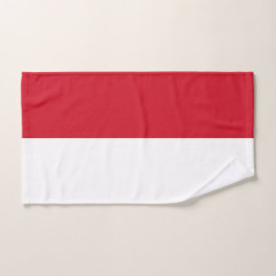 Flag of Monaco Hand Towel