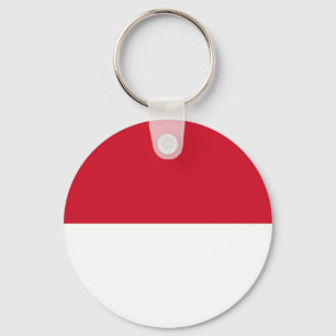 Flag of Monaco Key Ring