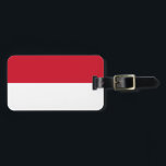 Flag of Monaco Luggage Tag<br><div class="desc">Flag of Monaco</div>