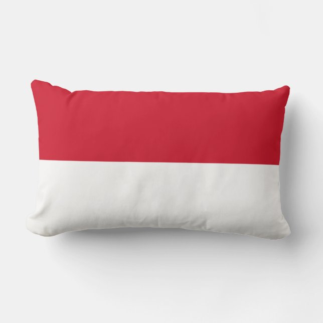 Flag of Monaco Lumbar Cushion (Front)