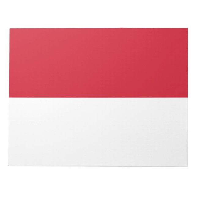 Flag of Monaco Notepad (Front)