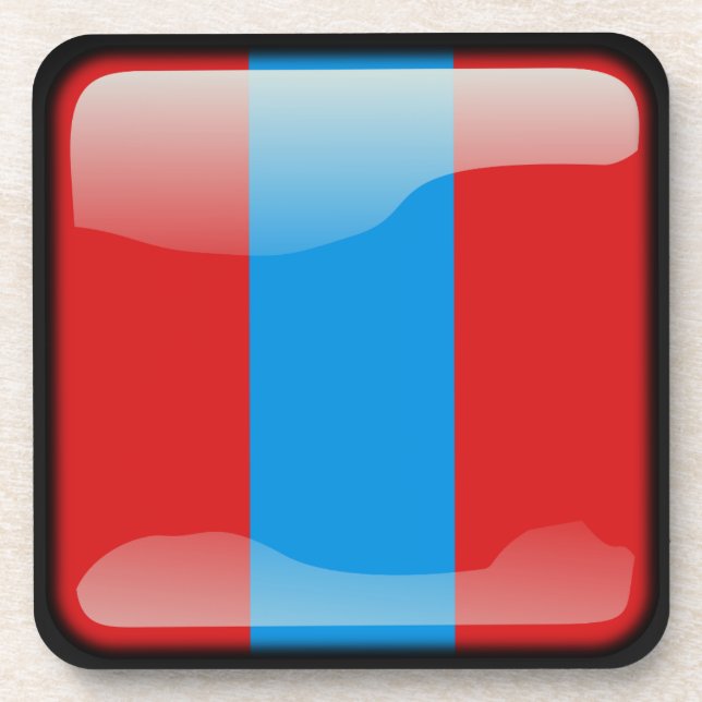 Flag of Mongolia Coaster (Front)