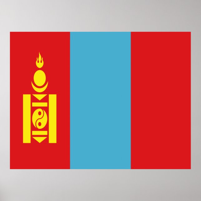 Flag of Mongolia Poster (Front)