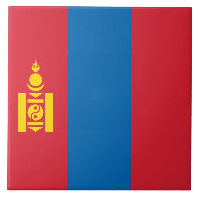 Flag of Mongolia Tile (Front)