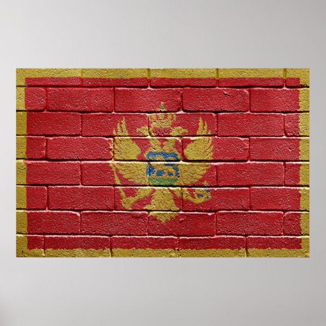 Flag of Montenegro Poster (Front)