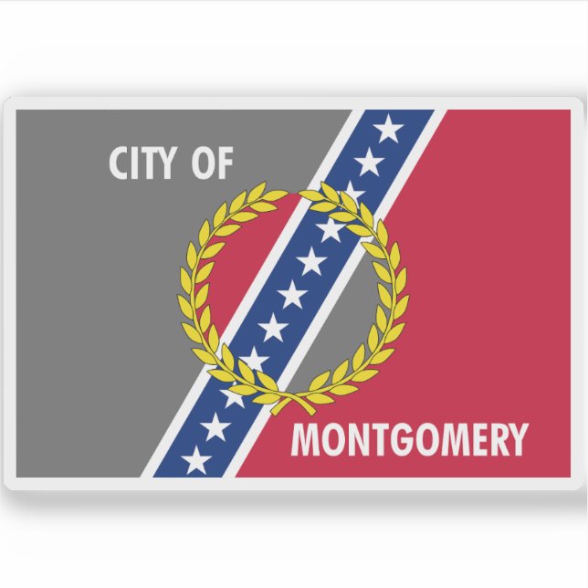 Flag of Montgomery, Alabama, USA (Front)