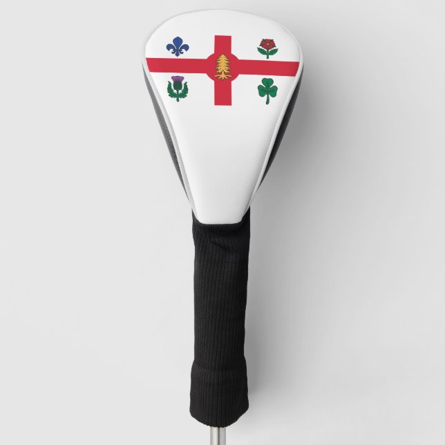 Flag of Montreal, Quebec Golf Head Cover (Front)