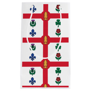 Flag of Montreal, Quebec Small Gift Bag