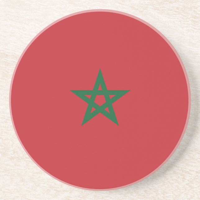 Flag of Morocco Coaster (Front)