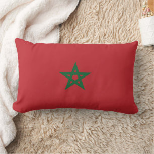 Flag of Morocco Lumbar Cushion