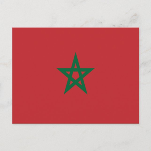 Flag of Morocco Postcard (Front)