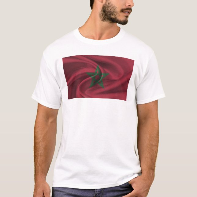 Flag Of Morocco T-Shirt (Front)