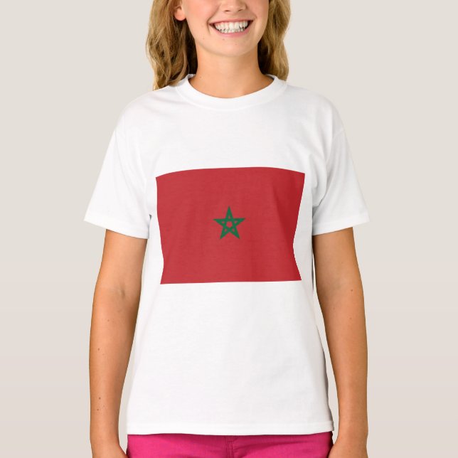 Flag of Morocco T-Shirt (Front)