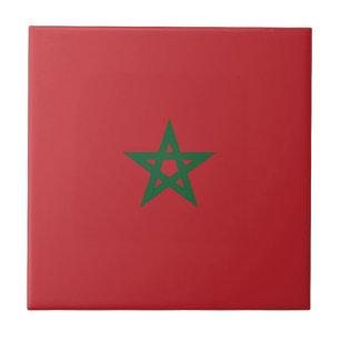 Flag of Morocco Tile