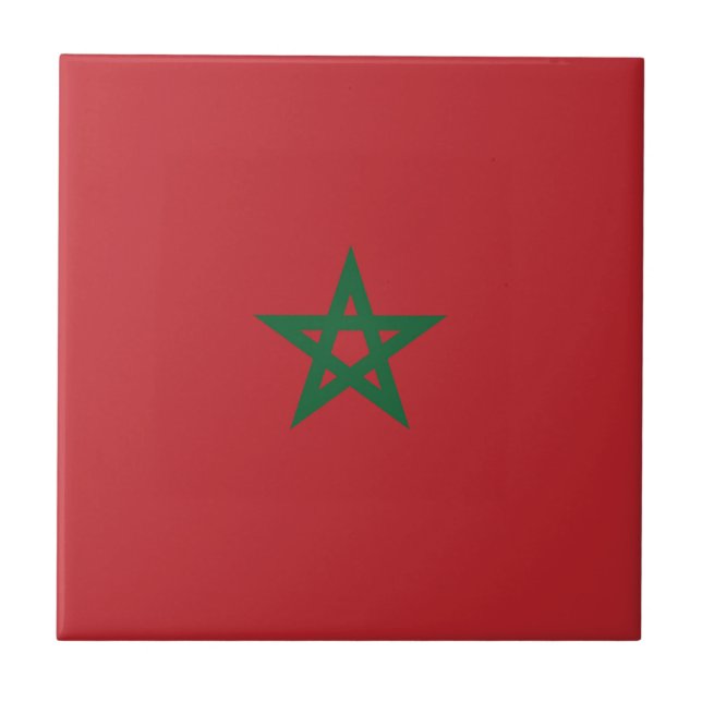 Flag of Morocco Tile (Front)