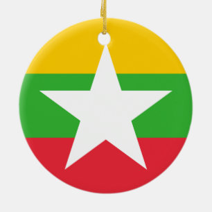 Flag of Myanmar Ornament