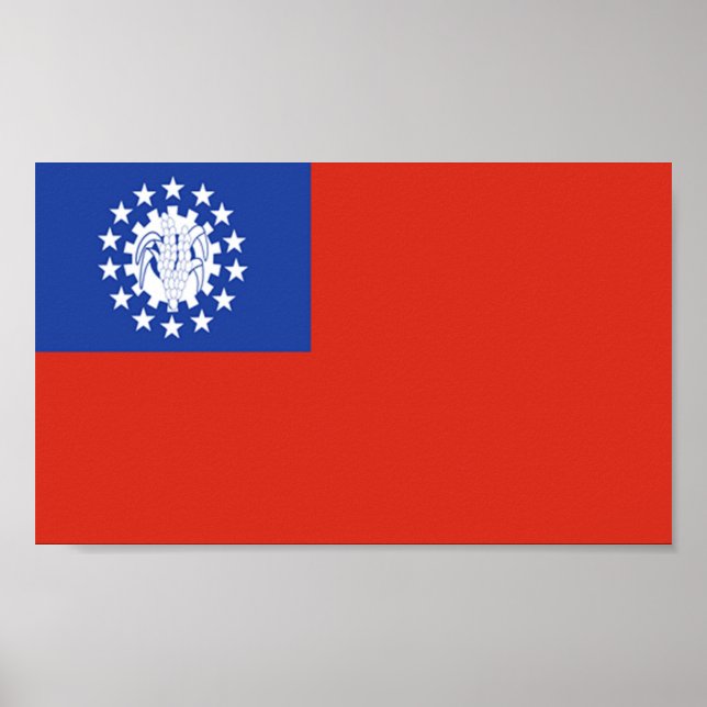 Flag of Myanmar Poster (Front)