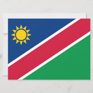 Flag of Namibia (Southern Africa) Card