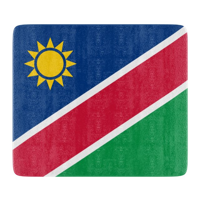 Flag of Namibia (Southern Africa) Cutting Board (Front)