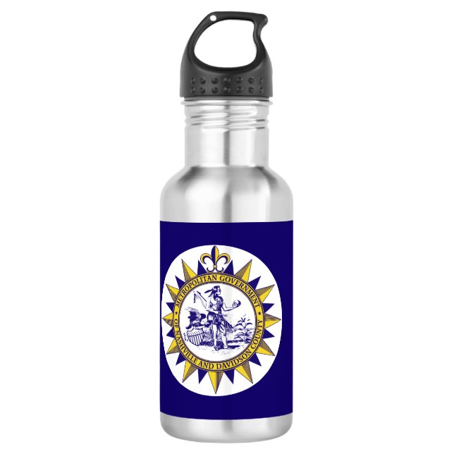 Flag of Nashville, Tennessee Stainless Steel Water 532 Ml Water Bottle (Front)