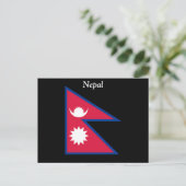 Flag of Nepal Postcard (Standing Front)