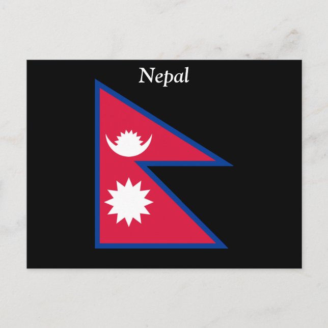 Flag of Nepal Postcard (Front)