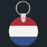 Flag of Netherlands Keychain<br><div class="desc">Flag of Netherlands Keychain</div>