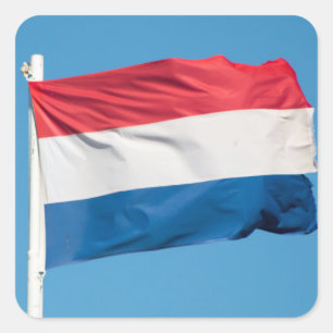 Flag of Netherlands Square Sticker