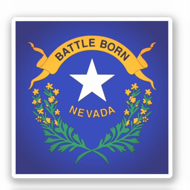 Flag of Nevada (detail) (Front)