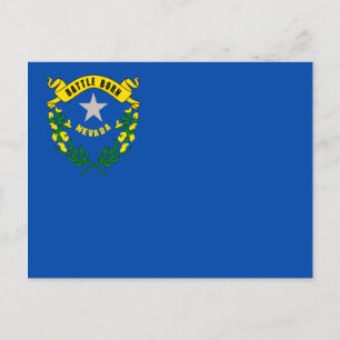Flag of Nevada Postcard