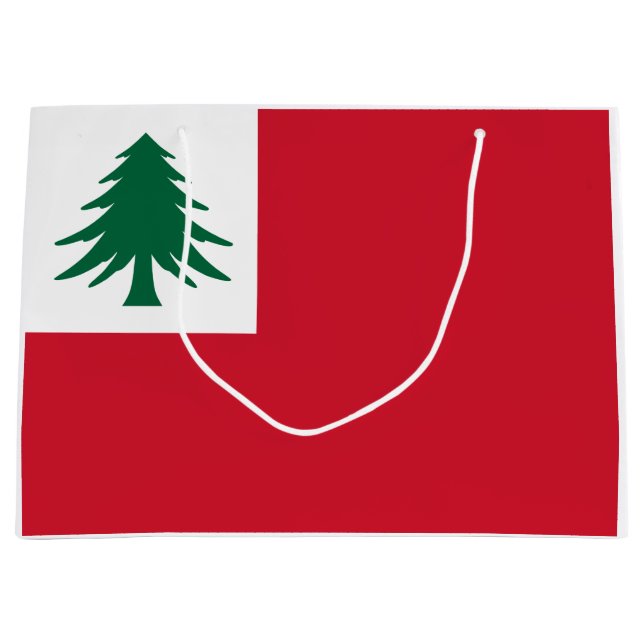 Flag of New England Large Gift Bag (Front)