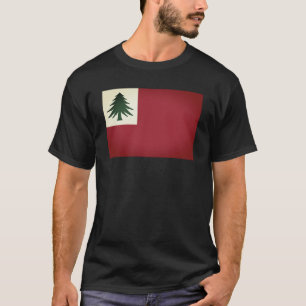Flag of New England (pine only) - unofficial T-Shirt