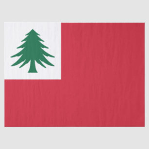 Flag of New England Tissue Paper