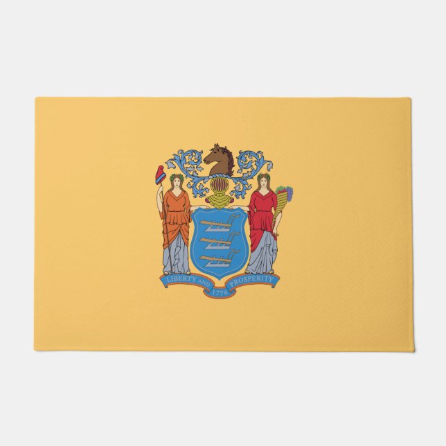 Flag of New Jersey Doormat (Front)