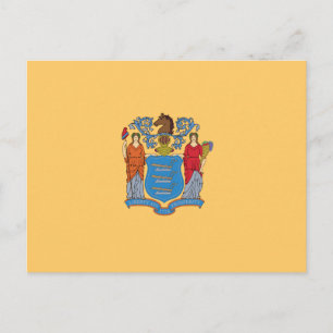 Flag of New Jersey Postcard