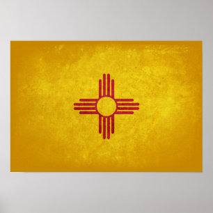 Flag of New Mexico Poster