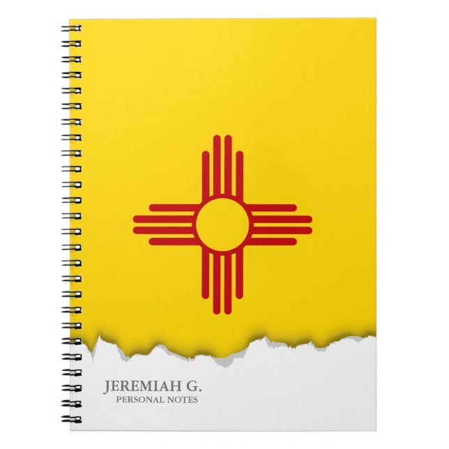 Flag of New Mexico Spiral Notebook (Front)