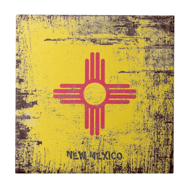 Flag of New Mexico Tile (Front)